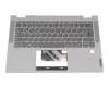 Clavier incl. topcase DE (allemand) gris/gris original pour Lenovo IdeaPad Flex 5-14IIL05 (81WS/81X1)