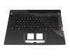 90NR0541-R31GE0 original Asus clavier incl. topcase DE (allemand) noir/noir/transparent /gris avec rétro-éclairage
