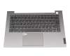 Clavier incl. topcase DE (allemand) gris/gris avec rétro-éclairage original pour Lenovo ThinkBook 14 G2 ITL (20VD)