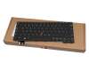 Clavier DE (allemand) noir/noir avec mouse stick original pour Lenovo ThinkPad P14s Gen 4 (21HF/21HG)