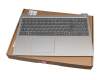 5CB0R07371 original Lenovo clavier incl. topcase FR (français) gris/argent