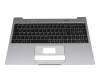 40080855 original Medion clavier incl. topcase DE (allemand) noir/gris avec rétro-éclairage