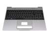 40083050 original Medion clavier incl. topcase DE (allemand) noir/gris avec rétro-éclairage