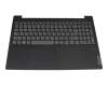 Clavier incl. topcase DE (allemand) gris/gris original pour Lenovo IdeaPad 3-15IIL05 (81WE)