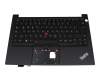 5M10Z27370 original Lenovo clavier incl. topcase DE (allemand) noir/noir avec rétro-éclairage et mouse stick