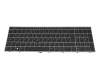 Clavier TR (turque) noir/gris avec rétro-éclairage et mouse stick original pour HP ZBook Fury 15 G8