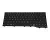 Clavier DE (allemand) noir/argent original pour Fujitsu LifeBook U7413