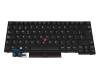 Clavier SP (espagnol) noir/noir avec mouse stick original pour Lenovo ThinkPad P14s Gen 1 (20S4/20S5)