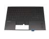 M00838-041 original HP clavier incl. topcase DE (allemand) noir/noir avec rétro-éclairage
