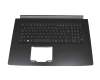 Clavier incl. topcase FR (français) noir/noir original pour Acer Aspire 5 Pro (A517-51GP)