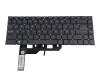 Clavier SP (espagnol) gris/gris avec rétro-éclairage original pour MSI Modern 14 B11M/B11MW (MS-14D2)