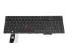 Clavier DE (allemand) noir/noir original pour Lenovo ThinkPad T16 Gen 2 (21K7/21K8)