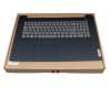 Clavier incl. topcase DE (allemand) gris/bleu original pour Lenovo IdeaPad 3-17ITL6 (82H9)