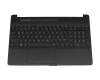 Clavier incl. topcase DE (allemand) noir/noir (PTP) original pour HP 15-dw1000