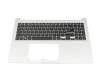 90NB0ZA2-R30GE0 original Asus clavier incl. topcase DE (allemand) noir/argent