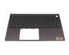 Clavier incl. topcase DE (allemand) noir/gris avec rétro-éclairage original pour Dell Latitude 15 (3520)