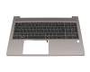 M26113-041 original HP clavier incl. topcase DE (allemand) noir/gris avec rétro-éclairage