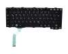 Clavier DE (allemand) noir original pour Fujitsu LifeBook P8110