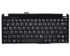 Clavier DE (allemand) noir/noir brillant original pour Asus R051PX-1B