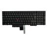 Clavier DE (allemand) noir/noir avec mouse stick original pour Lenovo ThinkPad Edge E530