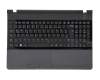 BA75-03590C original Samsung clavier incl. topcase DE (allemand) noir/noir