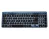 Clavier DE (allemand) noir/bleu original pour Acer Aspire V5-531
