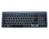 Clavier DE (allemand) noir/bleu original pour Acer Aspire V5-571-53314G50Mass