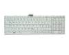 Clavier DE (allemand) blanc original pour Toshiba Satellite Pro C870-15V