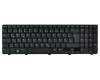 Clavier DE (allemand) noir/noir brillant original pour Dell Latitude 15 (3540)