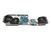 Ventilateur incl. refroidisseur (CPU/GPU) original pour MSI GS65 Stealth 8SD/8SE/8SG/8SF (MS-16Q4)