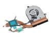 Ventilateur incl. refroidisseur (CPU) original pour MSI PS63 Modern 8M/8RC/8RD/8SC (MS-16S1)