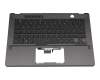 122114-061 original Asus clavier incl. topcase DE (allemand) noir/gris avec rétro-éclairage