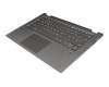 12935314 original Lenovo clavier incl. topcase DE (allemand) gris/gris avec rétro-éclairage