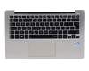13GNFQ1AM071-2 original Asus clavier incl. topcase UK (anglais) noir/argent