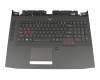 13N0-F4M0111 original Acer clavier incl. topcase US (anglais) noir/noir avec rétro-éclairage