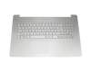 13N0-PTA0211 original Asus clavier incl. topcase DE (allemand) argent/argent