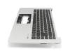 13N1-0QA0601 0A original Acer clavier incl. topcase DE (allemand) noir/argent avec rétro-éclairage