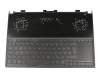 13N1-7QA0201 original Asus clavier incl. topcase DE (allemand) noir/noir avec rétro-éclairage