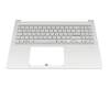 13N1-ECL0412 original Asus clavier incl. topcase DE (allemand) argent/argent