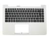 13NB0092AP0301 original Asus clavier incl. topcase PT (portugais) noir/blanc