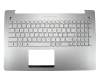 13NB00K1AM0231 original Asus clavier incl. topcase US (anglais) argent/argent avec rétro-éclairage