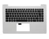 13NB04W2P03011 original Asus clavier incl. topcase DE (allemand) noir/blanc