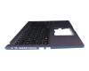 13NB0SR3P04015 original Asus clavier incl. topcase DE (allemand) noir/bleu