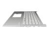 13NB0ZT1P02011 original Asus clavier incl. topcase DE (allemand) blanc/argent avec rétro-éclairage