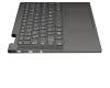 14494218 original Lenovo clavier incl. topcase DE (allemand) gris/gris avec rétro-éclairage