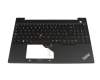 18776604 original Lenovo clavier incl. topcase SP (espagnol) noir/noir avec rétro-éclairage et mouse stick