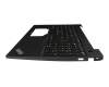 18776604 original Lenovo clavier incl. topcase SP (espagnol) noir/noir avec rétro-éclairage et mouse stick
