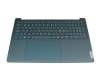 19781190 original Lenovo clavier incl. topcase ND (nordique) bleu/bleu avec rétro-éclairage