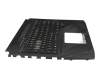 1KAHZZG0038 original Asus clavier incl. topcase DE (allemand) noir/noir avec rétro-éclairage