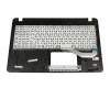 1KAHZZG005 original Asus clavier incl. topcase DE (allemand) noir/argent